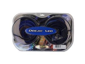 Deejay LED TBH4COPPERKIT Auto Amplifier Installation Kit with No. 4 - AWG Copper Main Power Cables, Competition Class RCA Cables & Fuse Holder