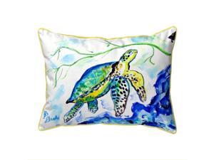 Betsy Drake HJ833 16 x 20 in. Yellow Sea Turtle Large Pillow Betsy Drake HJ833 16 x 20 in. Yellow Sea Turtle Large Pillow