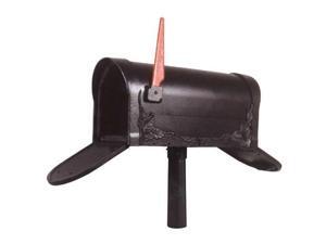 Special Lite Products SCF-1003-TD-MOC Floral Curbside Mailbox with Two Doors, Mocha Special Lite Products SCF-1003-TD-MOC Floral Curbside Mailbox with Two Doors, Mocha