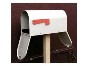 Special Lite Products SCF-1003-TD-WH Floral Curbside Mailbox with Two Doors, White Special Lite Products SCF-1003-TD-WH Floral Curbside Mailbox with Two Doors, White