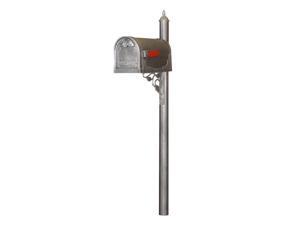 Special Lite Products SPK-651-SW Albion Direct Burial Mailbox Post, Swedish Silver Special Lite Products SPK-651-SW Albion Direct Burial Mailbox Post, Swedish Silver