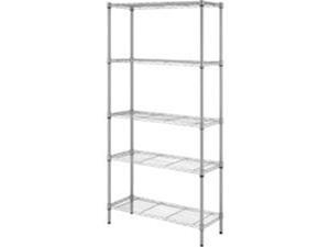 Lorell Wire Shelving 3-shelf Light-duty 36"Wx14"Dx36"H Silver 70066 Lorell Wire Shelving 3-shelf Light-duty 36"Wx14"Dx36"H Silver 70066