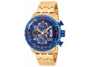 Invicta 886678236442 Mens 19173 Aviator Quartz Chronograph Blue Dial Watch Invicta 886678236442 Mens 19173 Aviator Quartz Chronograph Blue Dial Watch