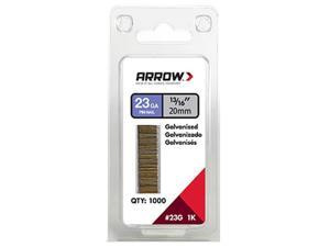 Arrow Fastener 23G20-1K 1000 Pack. .81 in. Pin Nail Arrow Fastener 23G20-1K 1000 Pack. .81 in. Pin Nail