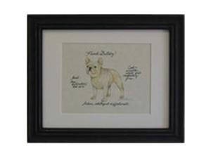 Clapper Hollow HC44 French Bulldog Framed Print Clapper Hollow HC44 French Bulldog Framed Print