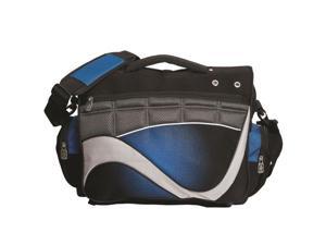 Debco P7421 Laptop Brief - Black / Royal Blue with Grey Accents - 6 Pack Debco P7421 Laptop Brief - Black / Royal Blue with Grey Accents - 6 Pack