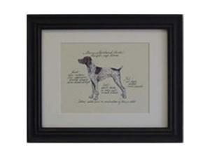 Clapper Hollow HC46 German Shorthair Framed Print Clapper Hollow HC46 German Shorthair Framed Print