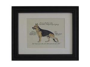 Clapper Hollow HC45 German Shepherd Framed Print Clapper Hollow HC45 German Shepherd Framed Print