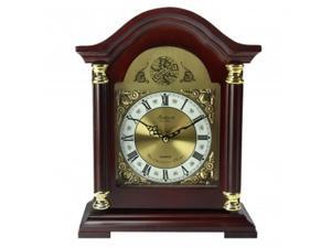 Bedford Clock Collection Redwood Mantel Clock with Chimes Bedford Clock Collection Redwood Mantel Clock with Chimes