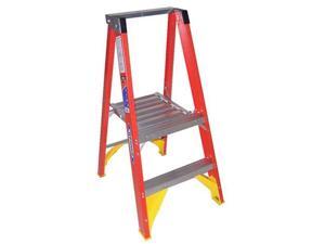 Werner Platform Stepladder Fiberglass P6202 Werner Platform Stepladder Fiberglass P6202