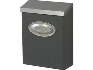 Solar Group DVKPBZ00 Bronze With Nickel Lid Locking Vertical Wall Mount Mailbox - Extra Large Solar Group DVKPBZ00 Bronze With Nickel Lid Locking Vertical Wall Mount Mailbox - Extra Large