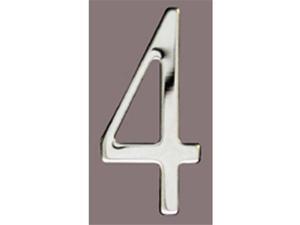 Mailbox Accessories SS3-Number 4 Stnls Steel Address Numbers Size - 3 Number - 4-Stainless Steel Mailbox Accessories SS3-Number 4 Stnls Steel Address Numbers Size - 3 Number - 4-Stainless Steel