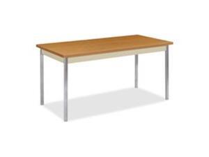 HON Company HONUTM2060CLCHR Utility Table- 60in.x20in.x29in.- Harvest-Putty HON Company HONUTM2060CLCHR Utility Table- 60in.x20in.x29in.- Harvest-Putty