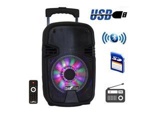 Befree Sound BFS-3000 8 in. Bluetooth Portable Party Speaker with USB, SD & Reactive Lights Befree Sound BFS-3000 8 in. Bluetooth Portable Party Speaker with USB, SD & Reactive Lights