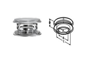 M & G Duravent 8DT-VC 8 Inch Duratech Rain Cap Stainless Steel M & G Duravent 8DT-VC 8 Inch Duratech Rain Cap Stainless Steel
