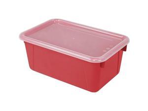Storex Industries Corporation 62407U06C Small Cubby Bin, Red