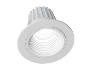 NICOR Lighting DLR2-10-120-2K-WH-BF 2 in. LED Downlight with Baffle Trim in White - 2700K NICOR Lighting DLR2-10-120-2K-WH-BF 2 in. LED Downlight with Baffle Trim in White - 2700K