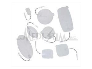 Classic TWF24 Uni - Patch Classic 2 in. X 4 in. Oval, Pigtail Foam Top, Reusable Electrodes With Aloe Vera Gel 4 Per Pkg Classic TWF24 Uni - Patch Classic 2 in. X 4 in. Oval, Pigtail Foam Top, Reusable Electrodes With Aloe Vera Gel 4 Per Pkg