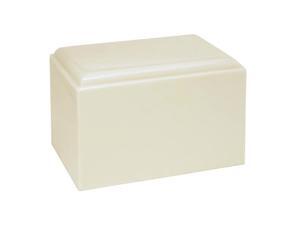 Taylor Urns 440IV Cultured Marble Cremation Stratus Adult Urn, Ivory Taylor Urns 440IV Cultured Marble Cremation Stratus Adult Urn, Ivory
