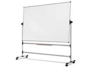 Bi-Silque Visual Communication Products RQR0221 36 x 48 in. Earth Silver Easy Clean Revolver Dry Erase Board, Steel Frame - White Bi-Silque Visual Communication Products RQR0221 36 x 48 in. Earth Silver Easy Clean Revolver Dry Erase Board, Steel Frame - White