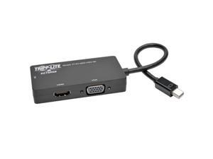 Tripp Lite P137-06N-HDV-4K Keyspan Mini Display Port 1.2 to VGA, DVI & HDMI All-in-One Converter Adapter Tripp Lite P137-06N-HDV-4K Keyspan Mini Display Port 1.2 to VGA, DVI & HDMI All-in-One Converter Adapter