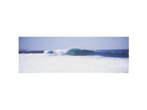 Panoramic Images PPI139727S Waves At The Wedge Newport Beach Orange County California USA Poster Print, 18 x 6