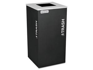 Ex-Cell RC-KDSQ-T BLX Kaleidoscope Collection Recycling Receptacle 24 gal Black Ex-Cell RC-KDSQ-T BLX Kaleidoscope Collection Recycling Receptacle 24 gal Black