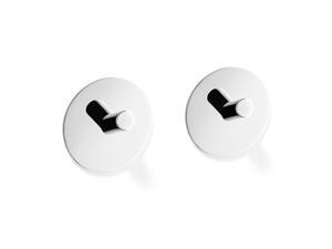 2-Piece Zack 40305 Duplo Self-Adhesive Square Towel Hook Self-Adhesive
