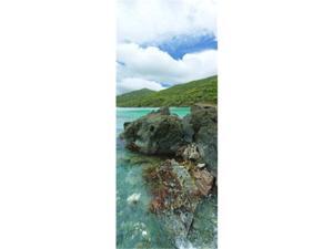 Panoramic Images PPI96452L Rocks in the sea Jumbie Bay St John US Virgin Islands Poster Print by Panoramic Images - 12 x 36 Panoramic Images PPI96452L Rocks in the sea Jumbie Bay St John US Virgin Islands Poster Print by Panoramic Images - 12 x 36
