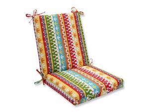 Pillow Perfect 592565 Indoor-Outdoor Cotrell Garden Squared Corners Chair Cushion, Multicolored Pillow Perfect 592565 Indoor-Outdoor Cotrell Garden Squared Corners Chair Cushion, Multicolored