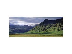 Panoramic Images PPI88947L View Of Farm And Cliff In The South Coast Sheer Basalt Cliffs South Coast Iceland Poster Print by Panoramic Images - 36 x 12 Panoramic Images PPI88947L View Of Farm And Cliff In The South Coast Sheer Basalt Cliffs South Coast Iceland Poster Print by Panoramic Images - 36 x 12