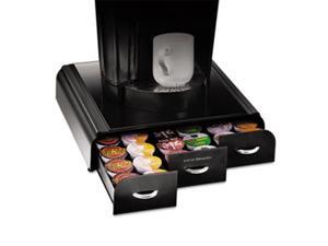 Ems Mind Reader Llc TRY01BLK Anchor K-Cup Coffee Organizer, 13 1/2'' x 13 1/4'' x 3 1/4'' Ems Mind Reader Llc TRY01BLK Anchor K-Cup Coffee Organizer, 13 1/2'' x 13 1/4'' x 3 1/4''