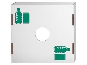 Fellowes Manufacturing 7320401 Waste & Recycling Bin Lids - Bottles & Cans, White Fellowes Manufacturing 7320401 Waste & Recycling Bin Lids - Bottles & Cans, White