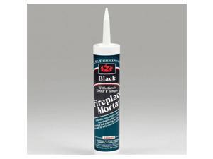 Black Fireplace Mortar, 10.3 oz, Case Of 12 Black Fireplace Mortar, 10.3 oz, Case Of 12