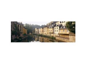 Panoramic Images PPI55062L Buildings along a river Alzette River Luxembourg City Luxembourg Poster Print by Panoramic Images - 36 x 12 Panoramic Images PPI55062L Buildings along a river Alzette River Luxembourg City Luxembourg Poster Print by Panoramic Images - 36 x 12