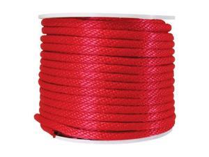 Wellington P7240S00200R01S Solid Braided Poly Derby Rope Red Wellington P7240S00200R01S Solid Braided Poly Derby Rope Red