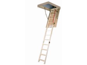 Fakro 66803 LWP Wooden Insulated Attic Ladder, 300Lbs