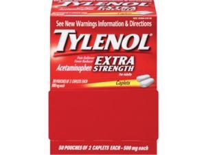 Johnson & Johnson Services JOJ44910 Extra Strength Pain Caplets - Pack of 2 Johnson & Johnson Services JOJ44910 Extra Strength Pain Caplets - Pack of 2