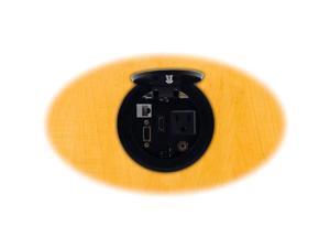 Kramer 68-00088010 RTBUS-11-B Round Table Mount Multi-Connection Solution - Pneumatic Lid - 88 mm Cut-Out, Black Kramer 68-00088010 RTBUS-11-B Round Table Mount Multi-Connection Solution - Pneumatic Lid - 88 mm Cut-Out, Black