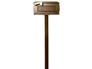 QualArc HPWS2-700-LM-BRZ The Hanford Twin Lewiston Bronze Mailbox Post System with Scroll Supports & Mounting Plate - 70 x 22 x 20 in. QualArc HPWS2-700-LM-BRZ The Hanford Twin Lewiston Bronze Mailbox Post System with Scroll Supports & Mounting Plate - 70 x 22 x 20 in.