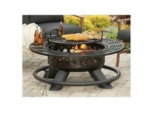 Shinerich Industrial 227766 47 in. Ranch Fire Pit with Grill Shinerich Industrial 227766 47 in. Ranch Fire Pit with Grill