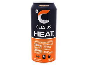 Celsius 5640047 16 - 12 Oz Celsius Heat Orangesicle