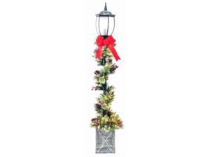 Puleo Asia 238939 7 ft. Holiday Wonderland Decorated Lamp Post Puleo Asia 238939 7 ft. Holiday Wonderland Decorated Lamp Post