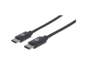 Manhattan 354875 6 ft. High Speed USB-C Male to USB-C Male Cable Manhattan 354875 6 ft. High Speed USB-C Male to USB-C Male Cable