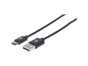 Manhattan 354936 10 ft. High Speed USB-C Male to USB-A Male Cable Manhattan 354936 10 ft. High Speed USB-C Male to USB-A Male Cable