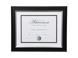 Dax Manufacturing N16984ST 11 x 14 in. 2 Tone Document Frame - Black & Silver Dax Manufacturing N16984ST 11 x 14 in. 2 Tone Document Frame - Black & Silver