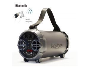 Refurb Boytone BT-50RD Portable Bluetooth Speaker Indoor//Outdoor 2.1 Hi-Fi Cyli
