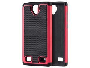 ZTE TCAZTEZX2-GRPY-BKHP Z Max 2 Grippy Hybrid Case with Black TPU & Hot Pink PC ZTE TCAZTEZX2-GRPY-BKHP Z Max 2 Grippy Hybrid Case with Black TPU & Hot Pink PC