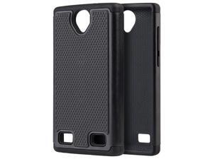 ZTE TCAZTEZX2-GRPY-BKBK Z Max 2 Grippy Hybrid Case with Black TPU & Black PC ZTE TCAZTEZX2-GRPY-BKBK Z Max 2 Grippy Hybrid Case with Black TPU & Black PC