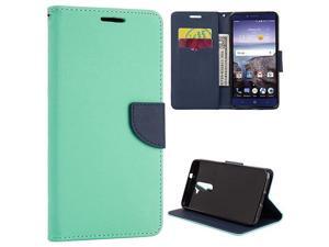 ZTE LPFZTEKIRK-DIAR-TLNA Kirk Z988 Imperial Max Diary Wallet Case with Teal & Navy Blue ZTE LPFZTEKIRK-DIAR-TLNA Kirk Z988 Imperial Max Diary Wallet Case with Teal & Navy Blue
